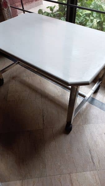 Stone Table with steel 2