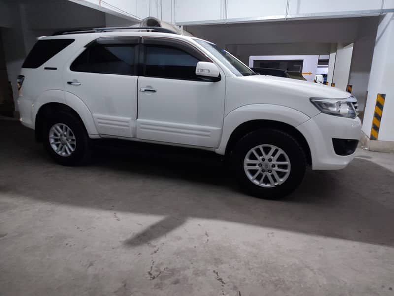 Toyota Fortuner 2015 White Total Original Paint - Khi Registered 6