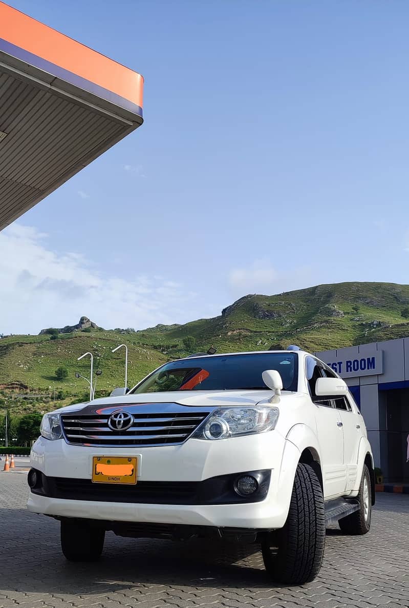 Toyota Fortuner 2015 White Total Original Paint - Khi Registered 15