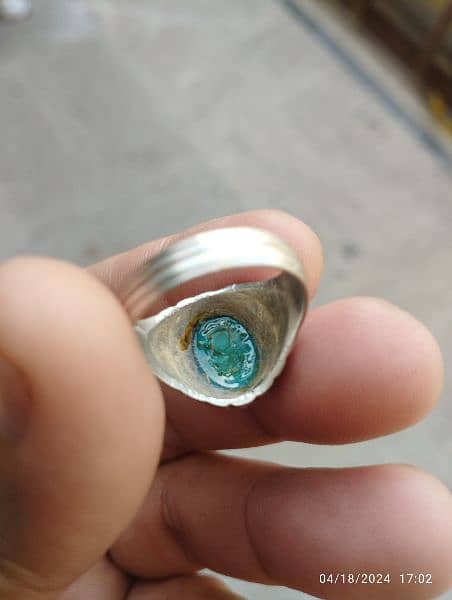 Irani Feroza Stone Ring Original 4