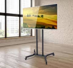 led tv wall stand floor stand wall mount lcd movable 0
