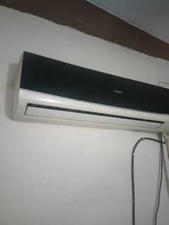Haier 1.5 ton split Ac (2014 model) with outer and original remote.