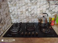 Zoya glass stove . heat proof glass. condition used.