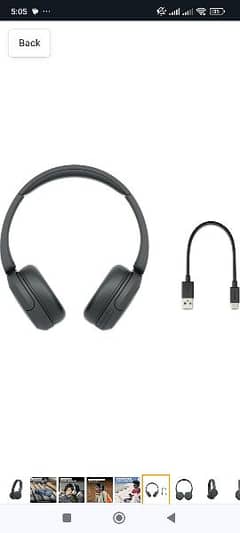 Sony WH-CH520 wireless headphones