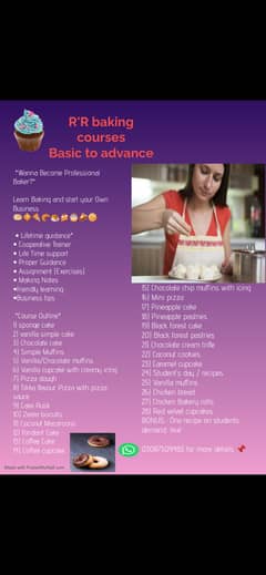 Basic to advance baking course