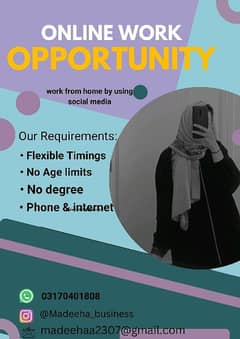 looking for some people who are interested in online work opportunity