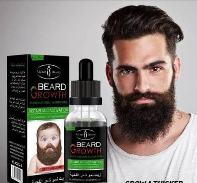 beard growth oil best quality 100% results 0