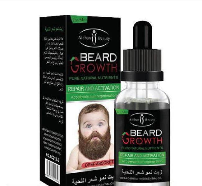 beard growth oil best quality 100% results 1