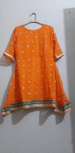 mehndi dress with dupatta