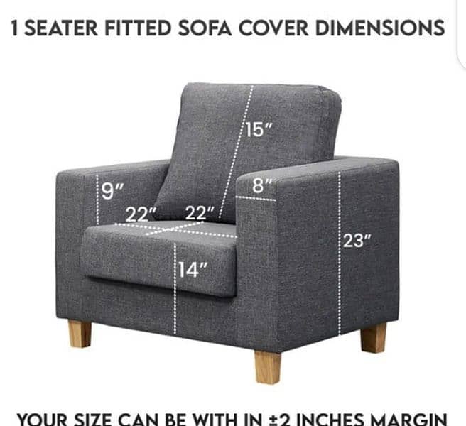sofa cover 4 Pcs set 6 seatre 1