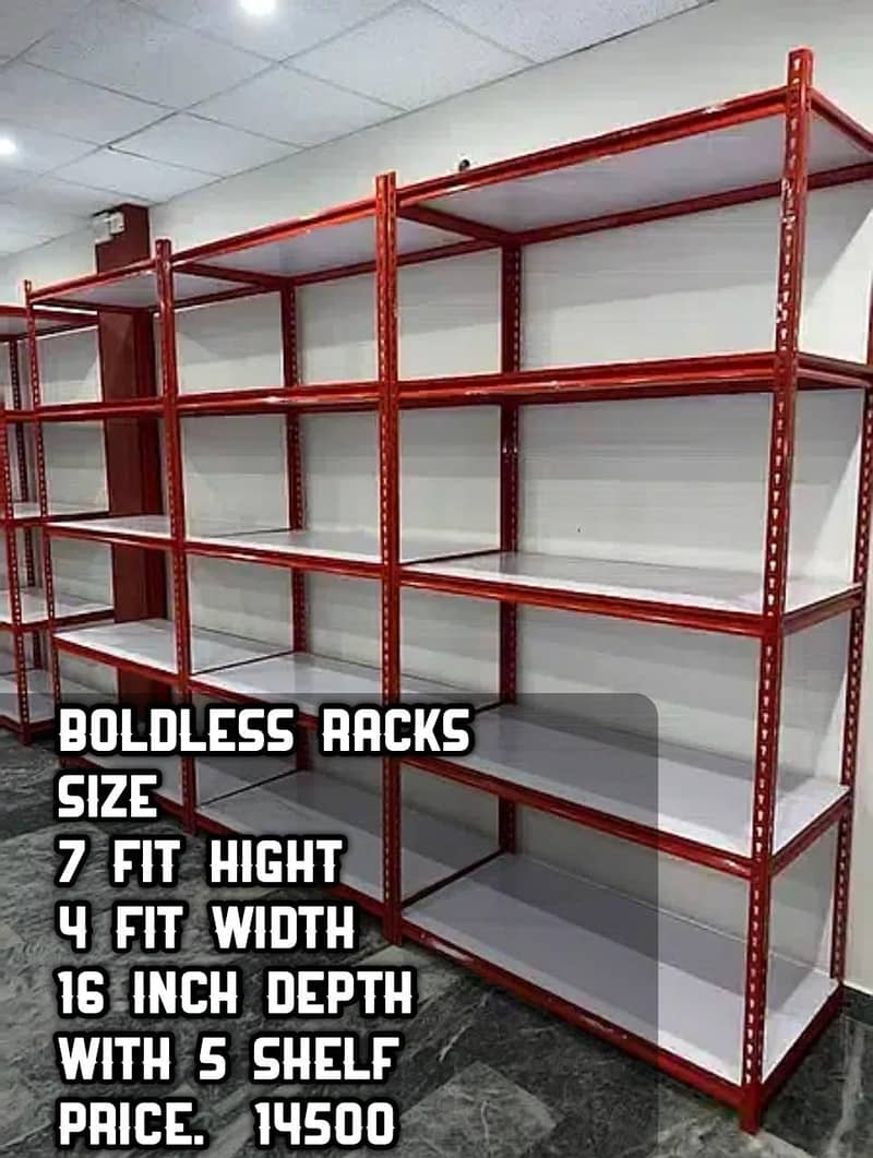 racks Oil and racks Departmental’s store racks Boltless racks Medium 0
