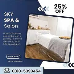 Professional Spa / Spa Services / Spa Center Islamabad / SKY Spa 25%OF 0