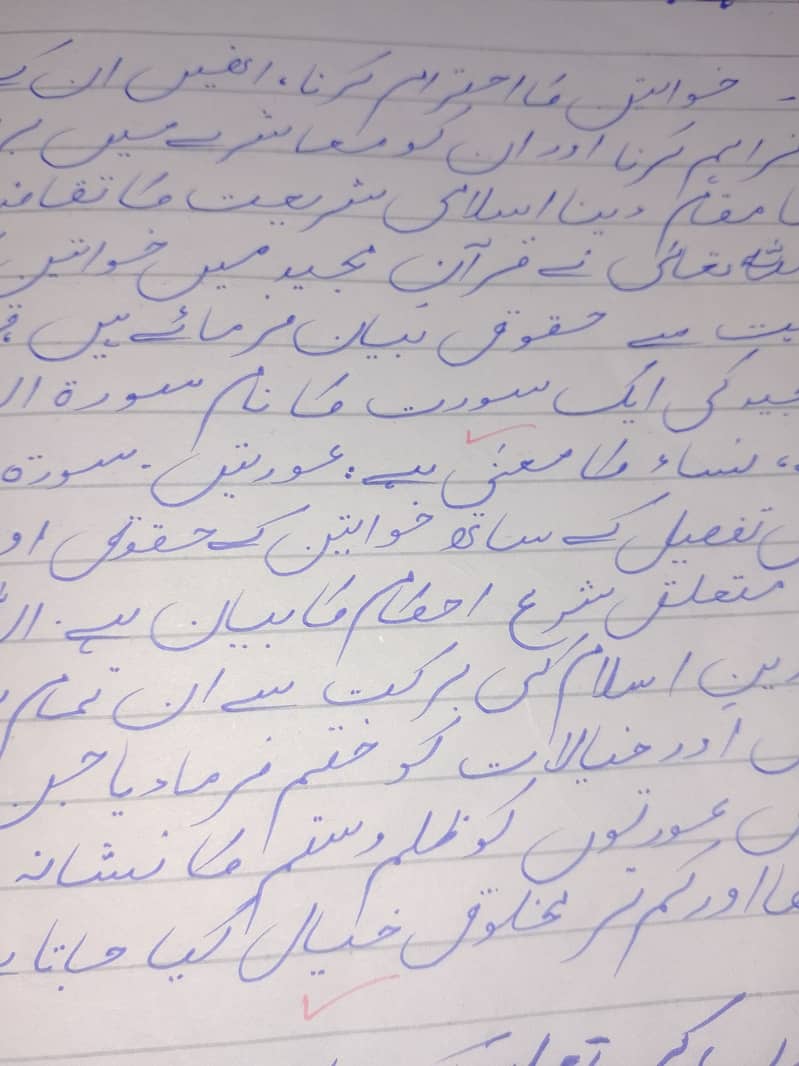 Handwriting Assignment writer 14