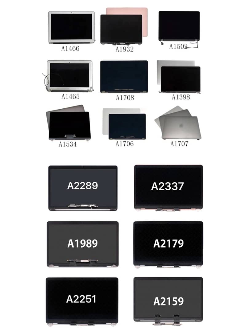 Apple MacBook Pro 13inch 2018,2019,2020 Silver,Grey Display Panel 3