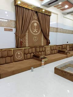 Arabic majlis | sofa cumbed | L shape sofa set for sale in karachi 0