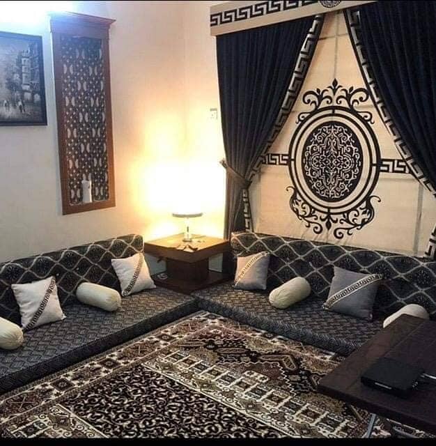 Arabic majlis | sofa cumbed | L shape sofa set for sale in karachi 10