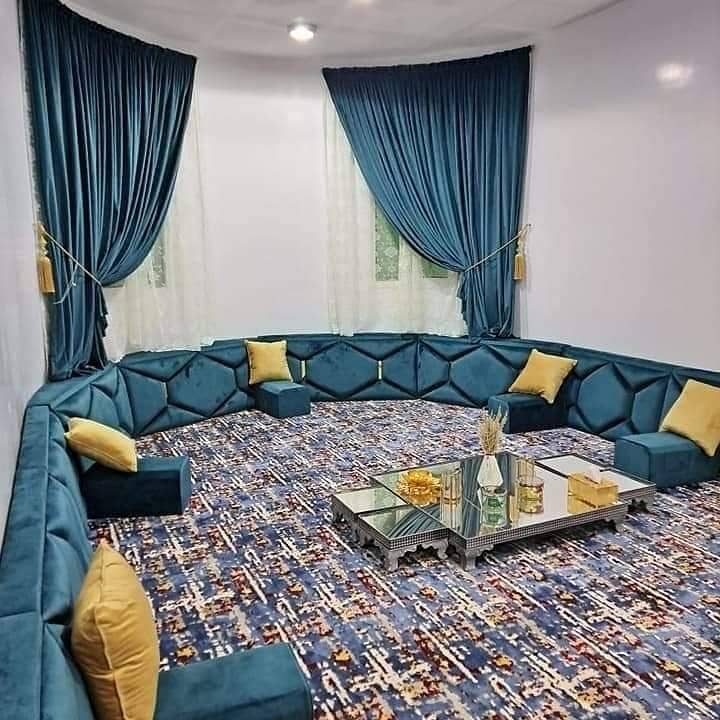 Arabic majlis | sofa cumbed | L shape sofa set for sale in karachi 15