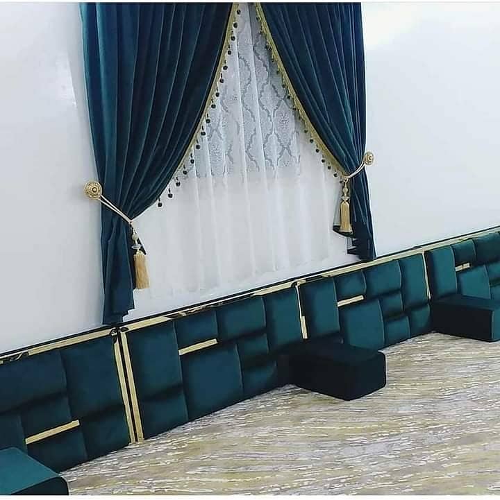 Arabic majlis | sofa cumbed | L shape sofa set for sale in karachi 16