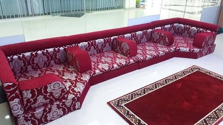 Arabic majlis | sofa cumbed | L shape sofa set for sale in karachi 18