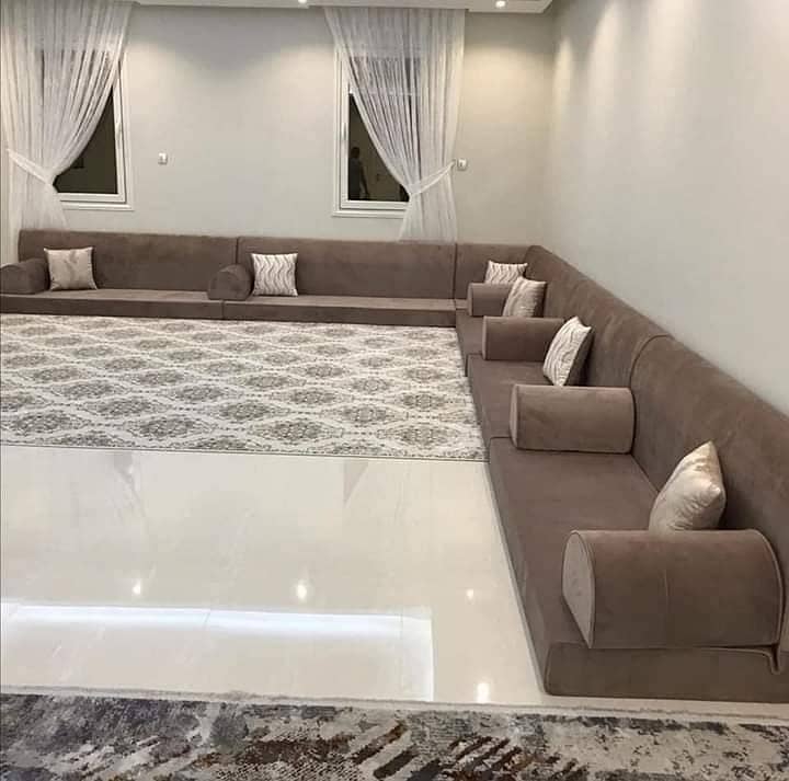 Arabic majlis | sofa cumbed | L shape sofa set for sale in karachi 19