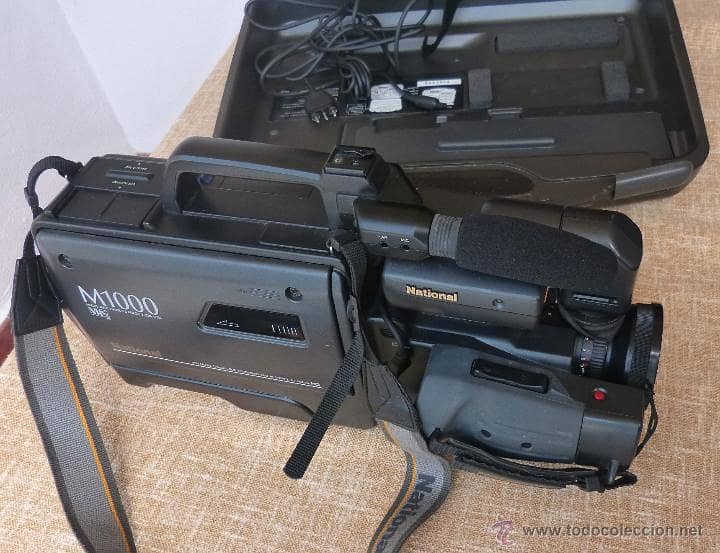 National VHS movie system (NV-M1000)/National VHS camcorder/with case/ 3