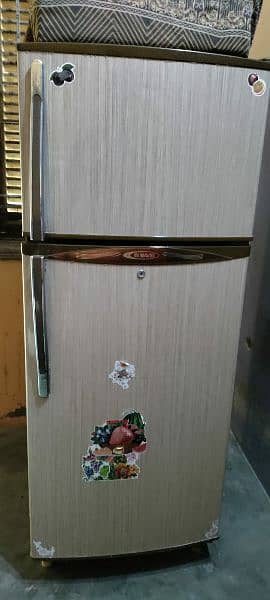 two door fridge for sale good condition 0
