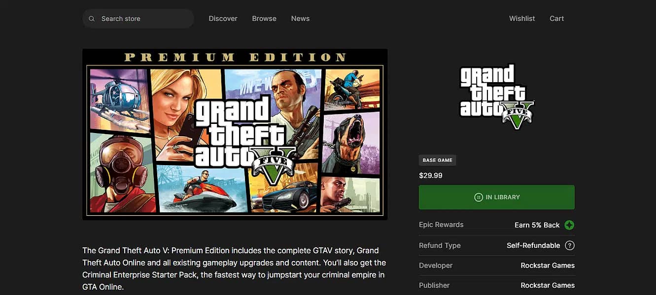 GTA 5 Premium Edition (PC) 0