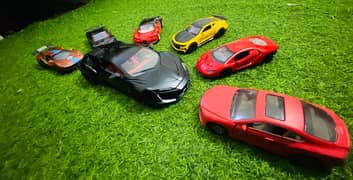 6 Small 1 Big Size Diecast metal Cars For Sale Best For Home Decor 0