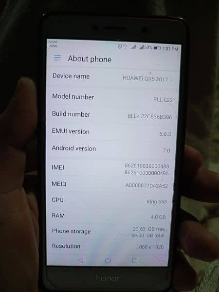Huawei GR5 2017 for urgent sale 1