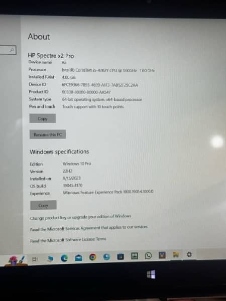 HP Spectre x2 Pro 256 SSD, TOUCH, Core i5 13