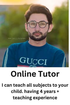 Online / Physical tutor. 4 years + teaching experience. Affordable fee