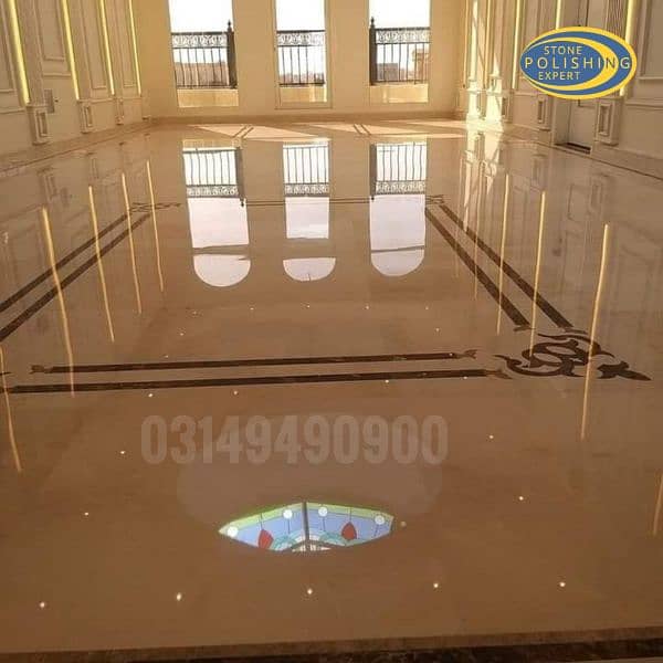 Marble Finishing Marble Cleaning Marble Chips Tiles Polish 6