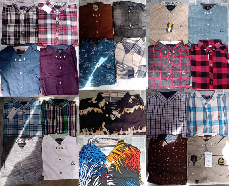 Shirts in wholesale - Cheap price for large quantity - full sleeves 12