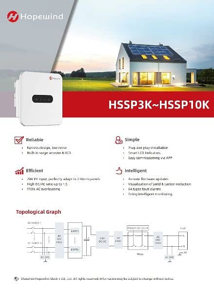 HOPEWIND 10kW On-Grid Solar Inverter 0