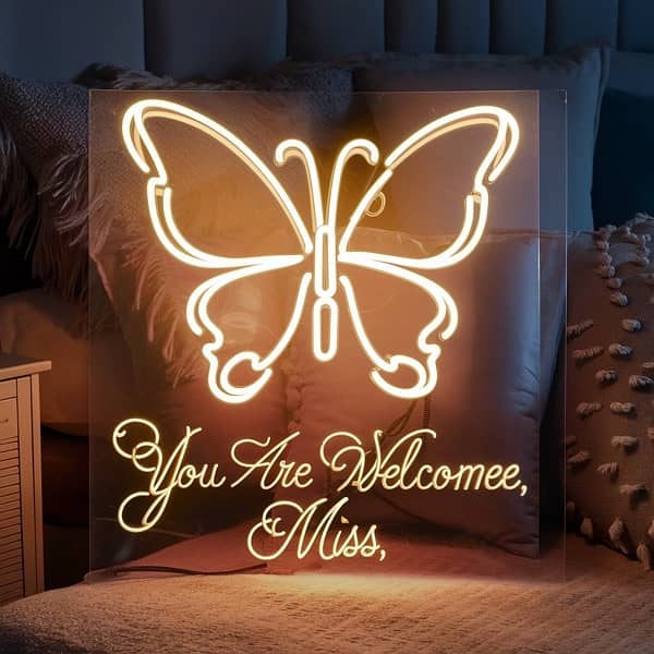 Customized Neon Sign Board With Free Adapter & Free Delivery In Lahore 3