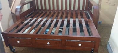 sofa cumbed With drawers good condition 10/10 my whatsapp  03009060243