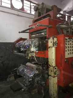 flexo printing machine & Air compressor