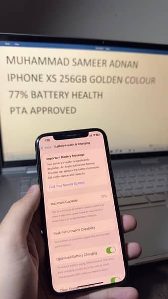 iPhone Xs 256Gb PTA Approved 6