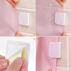 4Pcs/( 2 set )Shower Curtain Clips Household Daily Necessities Toilet