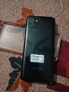 Samsung a03  4 64 with box charger condition 10.10 0
