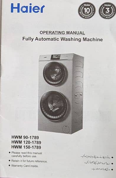 haier automatic washing machine 0