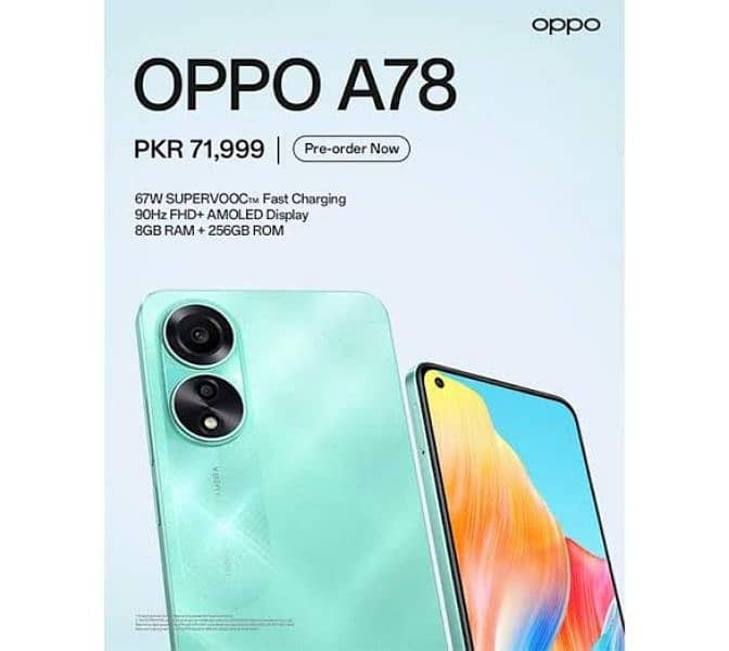 Oppo A78 10/10 condition for sale 1