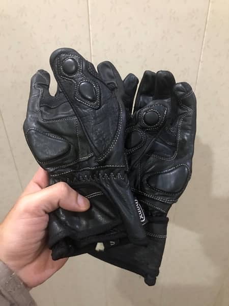 Leather Gloves • Hanx Leather Padded • Front Knuckles • Winter Hiking 2