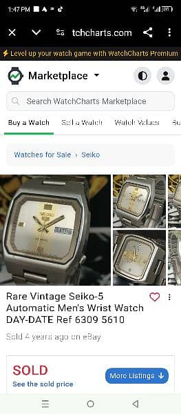 vintage seiko 5 watch 4