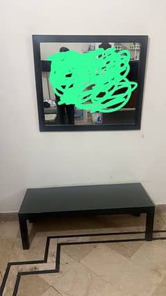mirror with table