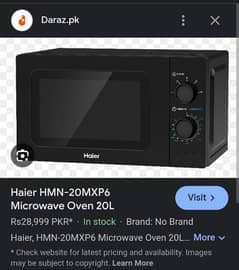 Haier microwave oven 0