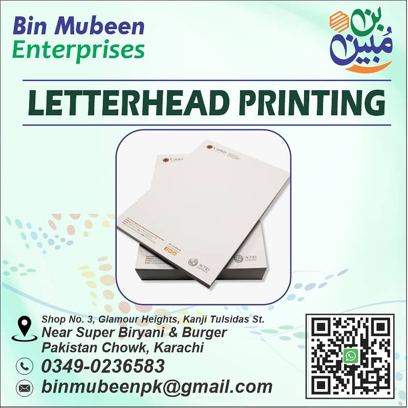 Visiting Card | Letterhead | Panaflex Printing | Shields & Medals 8