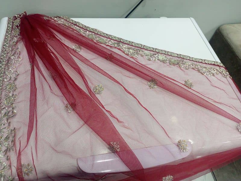 Bridal Mehroon  maxi 1