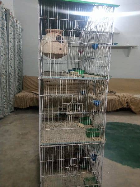 BIRDS CAGE BEST FOR ALL TYPES OF PARROTS AND FINCHES ALMOST NEW 3