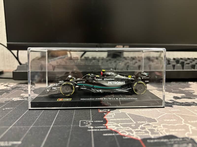 original Mercedes Lewis Hamilton F1 W-14 car 2